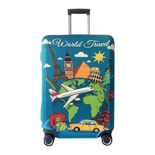 Luggage Covers For Suitcase Tsa Approved,Suitcase Cover Protector Fit 18-20 Inch Luggage,Washable Elastic Stretchy Anti-scratch
