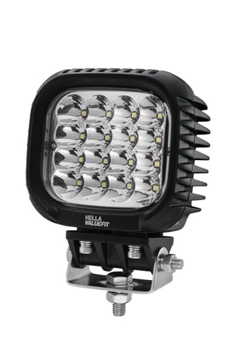 HELLA Valuefit 1GA 357 109-211 LED-Arbeitsscheinwerfer S5000-12/24V - 5000lm - Anbau - Bügelsystem - weitreichende Ausleuchtung - Kabel: 0.8m - Stecker: DEUTSCH Stecker - Menge: 1