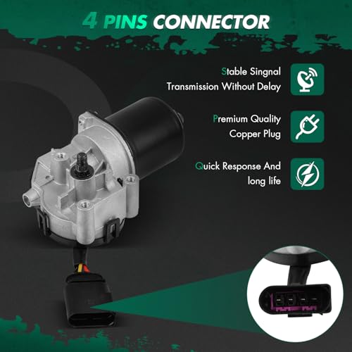 Image of SCITOO Windshield Wiper Motor Assembly Fit For Audi For A4