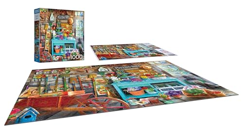 Image of Roseart - Hobby Haven - The Potting Shed - 1000 Piece Jigsaw Puzzle for Adults