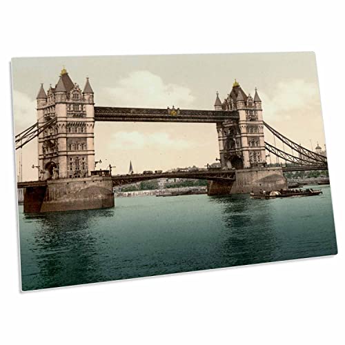 3dRose Tower Bridge Vintage Escritorio Pad 58x40 cm miniatura 1