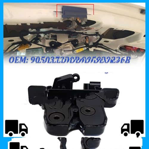 Actuador de cerradura de maletero para Dacia Duster y Logan con bloqueo suave 2