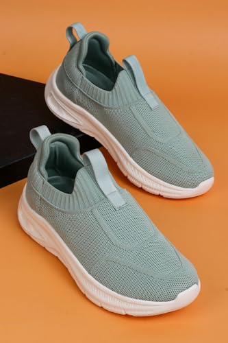 Image of ATHCO Womens Wonder Running Shoes for Woman with Soft Flexible Memory Foam Women's Shoes for Walking Gym Training,Casual, Sports, Lightweight Lace up Athletics Slipon Running Shoes for Ladies & Girls