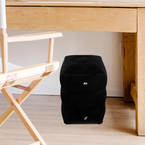 Repose-pieds de voyage gonflable réglable et tabouret de bureau - 5