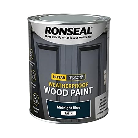 Ronseal Asinoauk30k 10 Year Weatherproof Paint Midnight Blue 750 Ml Pack Of 1 Amazon Co Uk Diy Tools Ronseal Asinoauk30k 10 Year Weatherproof Paint Midnight Blue 750 Ml Pack Of 1 Amazon Co Uk Diy Tools