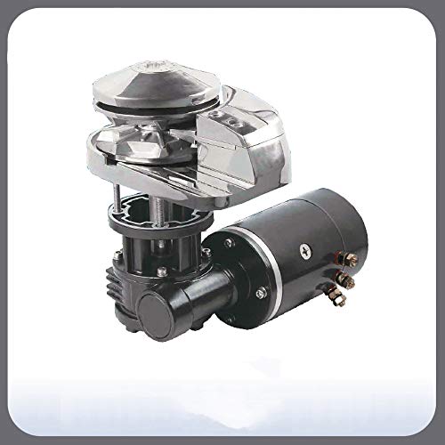 POWER4S 12V 1000W Heavy Duty Highspeed Marine Boat Anchor Winch Windlass Suitable for Boats from 32ft to 45ft C1012 (7mm DIN766 Gypsy)