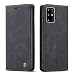 Produktbild CaseMe - Handyhülle für Samsung Galaxy S20 Plus - Klapphülle - Vintage Leder Flip Schutzhülle - Magnetverschluss - Kartenfächer - Schwarz