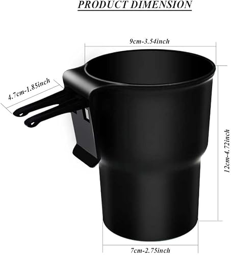 Miniatura 6 de Portavasos para automóvil, organizador de botellas de bebidas, contenedor de basura de plástico para llaves de teléfono celular, botellas de agua,