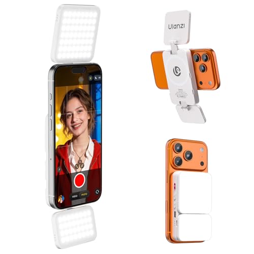 Lampe Selfie Magnétique Évitez les Ombres Visage Éclairage LED Magsafe Variable ULANZI