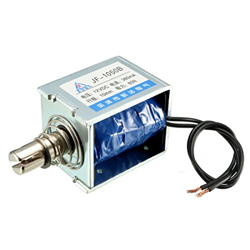 Électro-aimant solénoïde push-pull 60N pour verrouillage mécanique précis 12V - 2