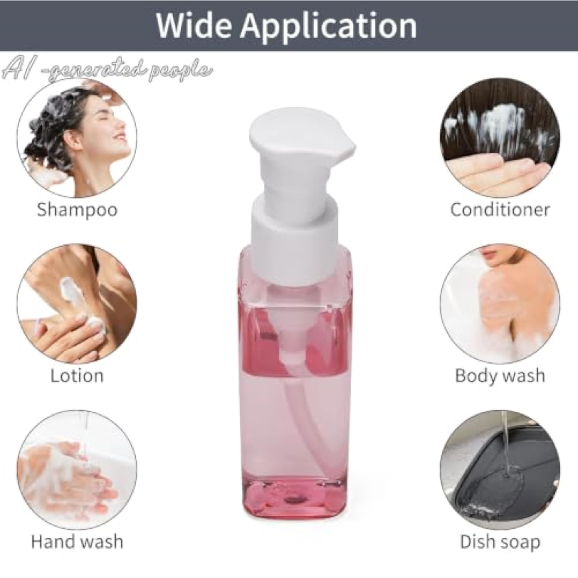 9 PCS TSA Approved Travel Bottles for Toiletries