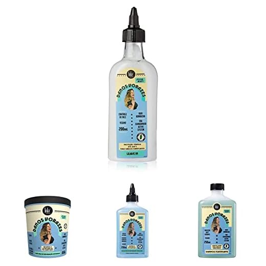 Lola Cosmetics Kit Danos Vorazes: Shampoo + Condicionador + Máscara + Leave In