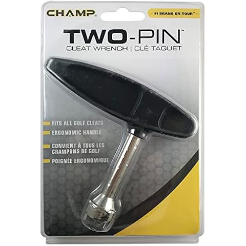Champ Two Pin T-Wrench for Golf Spike Removal and Installation Cover