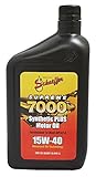 Schaeffer Manufacturing Co. 0700-012S Supreme 7000 Synthetic Plus Engine Oil 15W-40, 1 quart