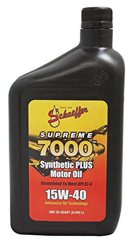 Schaeffer Manufacturing Co. 0711-012 Supreme 7000 Synthetic Plus Diesel Engine Oil, 10W-30, 1 quart (Pack of12)