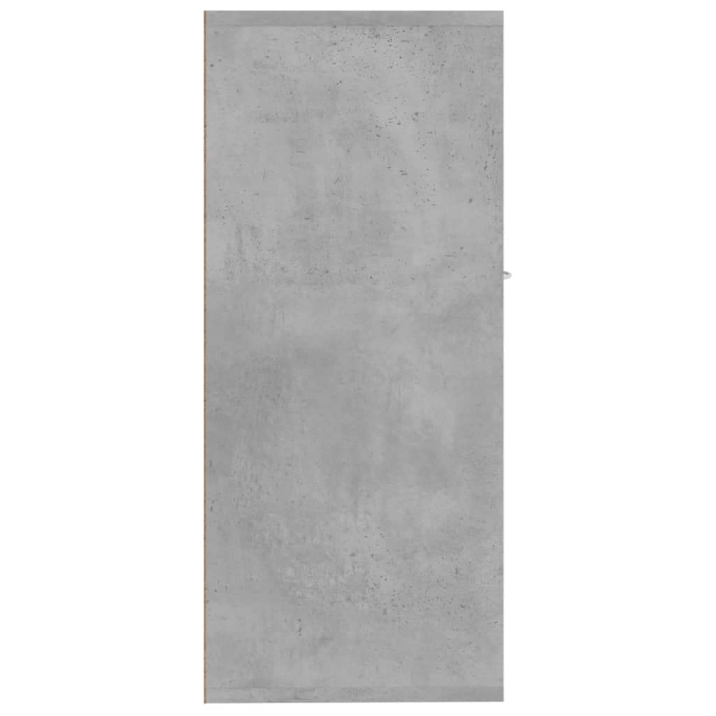 vidaXL Szafka, szarość betonu, 88x30x70 cm, materiał drewnopochodny