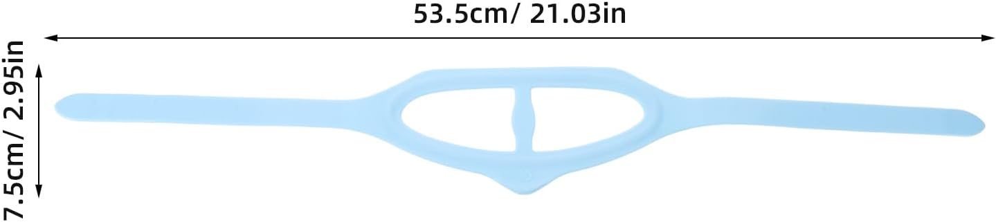 Toddmomy Replacement Strap for Scuba Diving Goggles - Silicone Scuba Mask Strap - Swimming Goggles Glasses Silicone Head Band Adjustable