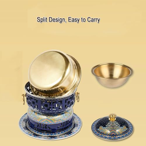 Olla Caliente China de Cobre Cloisonne, 18x24 cm miniatura 5