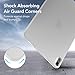 ESR for iPad Air 11 Inch Case M3/M2 (2025/2024), iPad Air 5th/4th Gen(2022/2020), Slim&Light, Yellowing Resistant, Transparent Back Cover, Supports Pencil Pro& USB-C, Zero Series, Frosted White