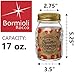 Bormioli Rocco Quattro Stagioni Heritage Glass Canning Jar with Lid, 17 oz., Set of 12
