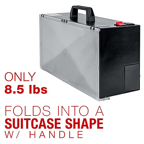 Master Airbrush Portable Hobby Airbrush Craft Spray Booth (Without Optional Led Lighting) For Painting All Art, Cake, Craft, Hobby, Nails, T-Shirts & More. Includes 5.6Ft Exhaust Extension Hose #TOP4