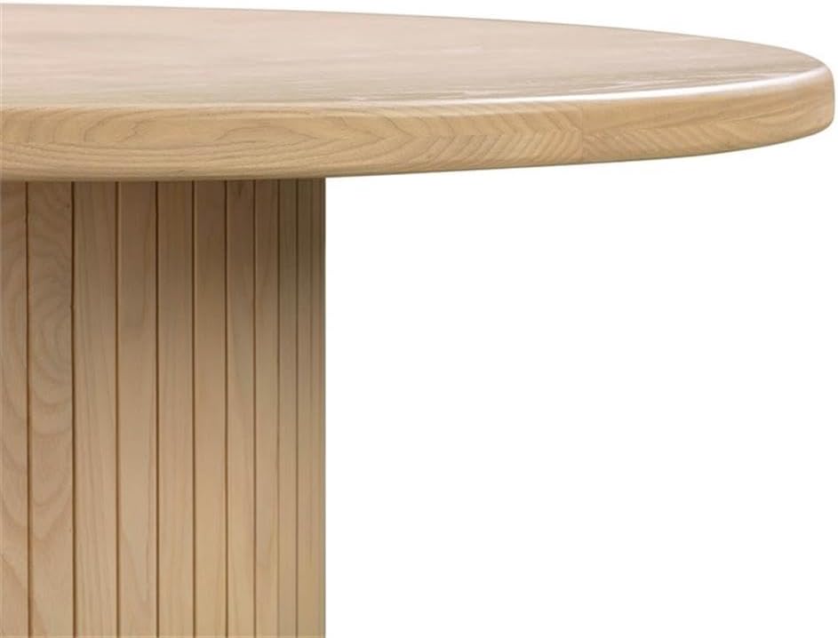 Chelsea Natural Oak Wood Round Dining Table