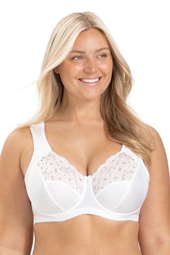 Sujetador con Aros Miss Mary Amsterdam con Tirantes Antideslizantes 105D White