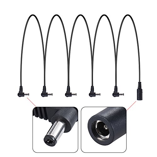 Btuty Guitare effet alimentation hors 9 V DC 1000 mA 5 Way Chaîne Chord câble Negative à l’intérieur - Les Beatles, Paul McCartney, John Lennon, RIngo Starr, George Harrison Btuty Guitare effet alimentation hors 9 V DC 1000 mA 5 Way Chaîne Chord câble Negative à l'intérieur – Image 3