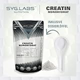 Syglabs Nutrition Creatin Monohydrat Pulver, 1er Pack (1 x 500 g) - 3