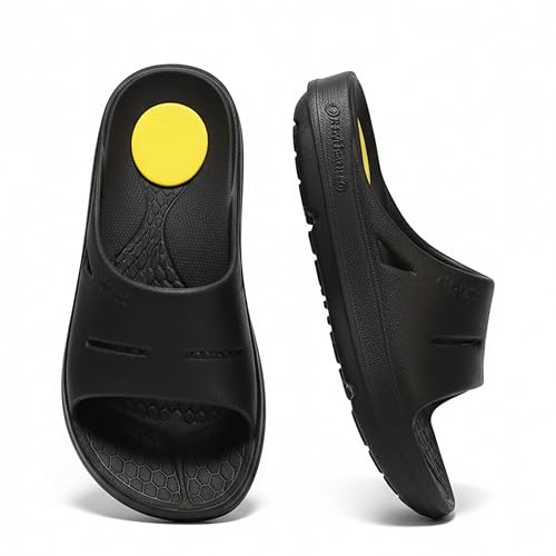 danoo& Healing Max T1 Recovery Sandals Lightweight Thick Cushion Open Toe Comfortable Sports Orthotic Slides for Plantar Fasciitis, Joints, and Post-Workout Footwear with Arch Support