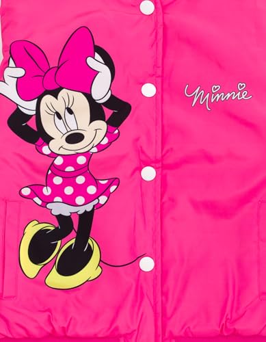 Disney Junior Girls Varsity Bomber Jacket Toddler to Big Kid Sizes (2T - 14-16)4