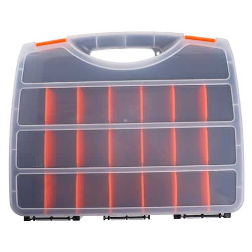 Boîte de rangement en plastique avec compartiments pour maison - 8