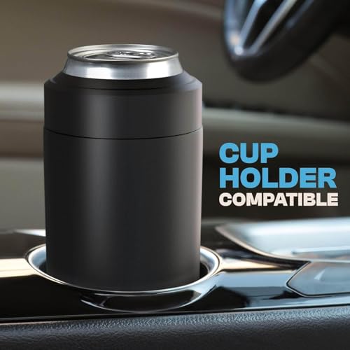 Image of Frost Buddy Universal Can Cooler, Stainless Steel Can Insulator, Hazy Glitz