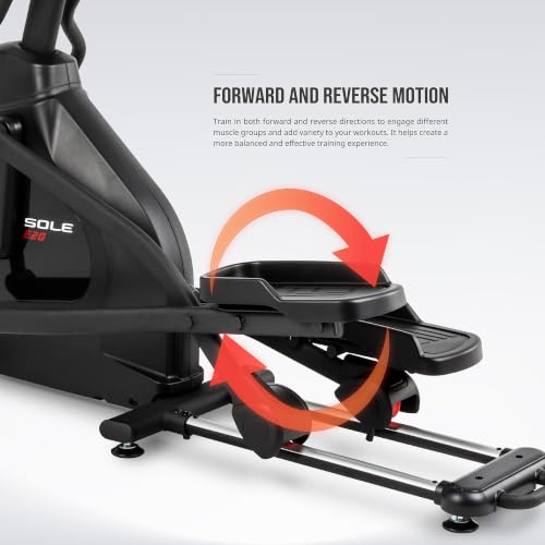 Image of SOLE Fitness Elliptical Exercise Machines, Models E25, E35, E95, E95S, E98, Elliptical Machines for Home Use, Home Exercise Equipment for Cardio Training, Work from Home Fitness Stepper Machine