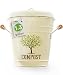 Third Rock Compost Bin for Kitchen Counter - 1.3 Gallon 5 Liter | Premium Dual Layer Powder Coated Carbon Steel Compost Bin Countertop Bucket | Includes Charcoal Filter & Removeable Inner Pail Liner
