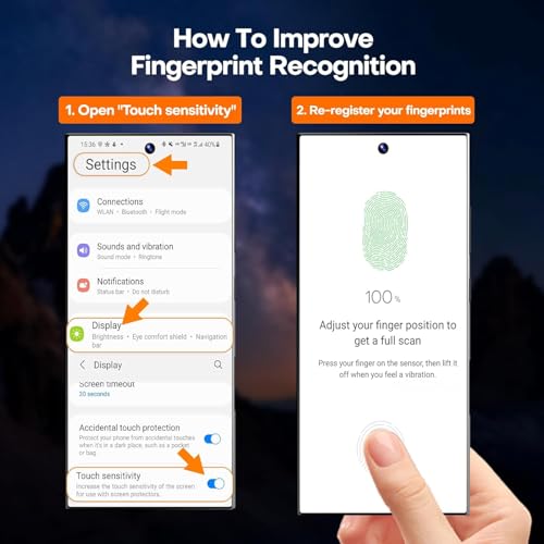 Image of Mr.Shield Top-Notch HD+ Tempered Glass Screen Protector Guard For Samsung Galaxy S10 Lite /Note 10 Lite / M53 / A72 / M52, 9H Hardness, Military Grade Protection, Easy Installation kit
