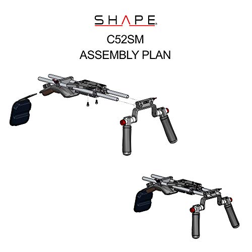 Image of SHAPE Shoulder Mount for Canon C500 Mark II, C300 Mark III