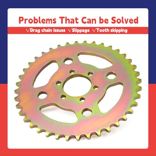 Image of 40T High Speed Rear Chain Sprocket # 40 41 420 6 Hole Replacement for Coleman CT100U CC100X for Mega Moto MMB80 105cc for Motovox MBX10 for Baja Doodle Bug DB30 Mini Bike High-Strength Parts