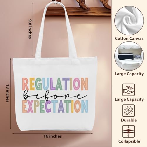 Funny Occupation Gifts Canvas Tote Bag Reusable Grocery Shopping Bags Gifts for Women Psychologist Teacher3