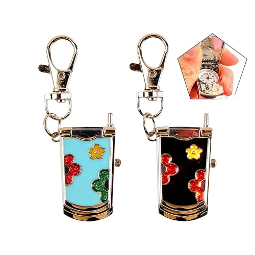 Llaveros de teléfono con tapa retro para colgar en mochilas y bolsos juveniles cotidianos