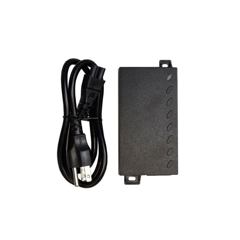 Inyector PoE AC TP-POE-10G-AT30 de Tycon Power, entrada 100-240 VCA, salida PoE+ 802.3at de 53 V y 30 W para redes de 10 G miniatura 3
