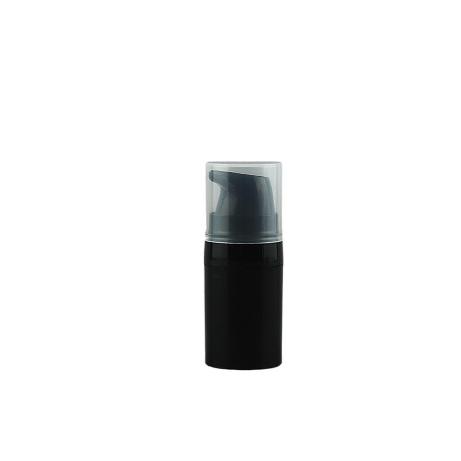SKPVPOKOYL Refillable Airless Pump Toiletries Container Plastic Cosmetic Bottle 5ml 10ml 15ml(Black 5ml)