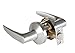 Stanley Best 9K30N16DS3626 Keyless Convex D Rose Curved No Return Heavy Duty Lever Lock, Satin Chrome, 3.5" x 5.375" x 2.75"