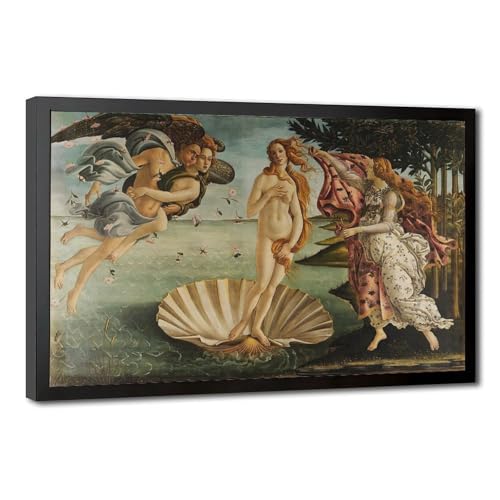 Poster Naissance de Vénus Botticelli toile déco murale suspendue chambre salon