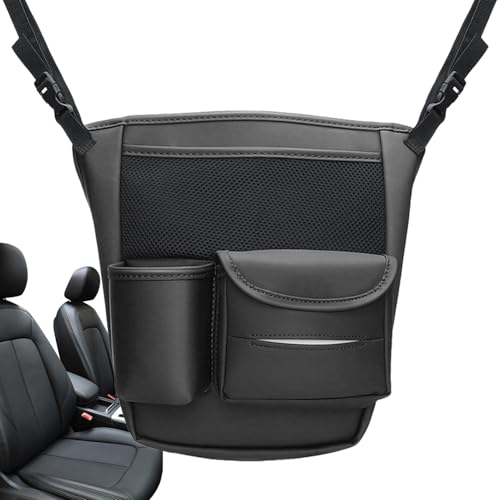 Organizador de respaldo de asiento de coche, organizador de alta carga, bolsa de almacenamiento para asiento de coche, para vehículos, camiones, SUV, teléfono, tablet, auriculares, paraguas, botella