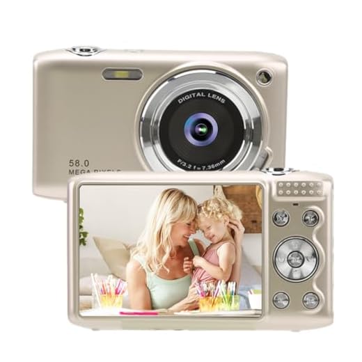 58MP 4K Digital Camera with Night Mode