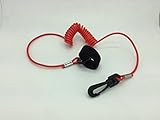 TOTAL MARINE Coiled Lanyard Boat Paddle and Fishing Pole Leash 40