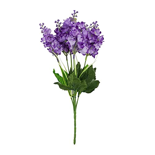 Bouquet de glycines artificielles en jacinthe pour vase, maison, jardin, hôtel, fête et décoration de mariage