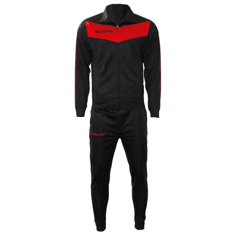 Givova Passen Visa-Band,S,Schwarz/Rot,Unisex