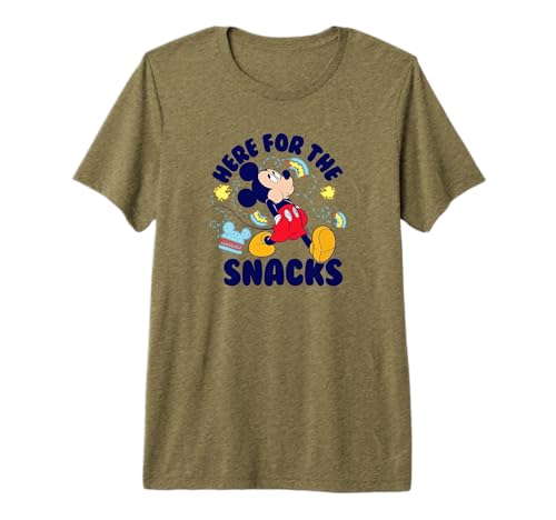 T-shirt Mickey Here for the Snacks idéal pour vos journées pique-nique